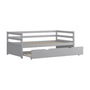 Adorn Homez Belita Trundle Wooden Daybed Without Storage