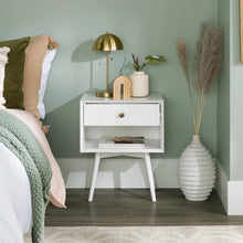 Load image into Gallery viewer, Adorn Homez Lyra Side Table in Solid Wood
