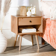 Load image into Gallery viewer, Adorn Homez Lyra Side Table in Solid Wood
