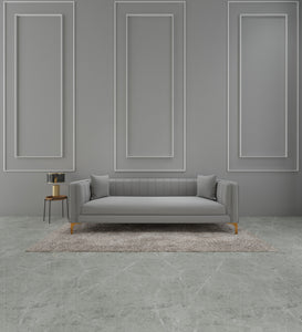 Adorn Homez Jack  3 Seater Sofa in Premium Velvet Fabric