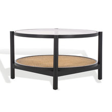 Load image into Gallery viewer, Adorn Home Solid Wood Diego Coffee Table with Rattan/Cane Mesh
