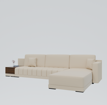 Load image into Gallery viewer, Adorn Homez Elite Premium LHS Sofa in Suede Velvet Fabric
