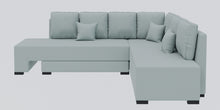 Load image into Gallery viewer, Adorn Homez Imperial L Shape Sofa Cum Bed RHS - Velvet  - With Cushions
