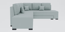 Load image into Gallery viewer, Adorn Homez Imperial L Shape Sofa Cum Bed RHS - Velvet  - With Cushions
