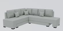 Load image into Gallery viewer, Adorn Homez Imperial L Shape Sofa Cum Bed LHS - Fabric - With Cushions
