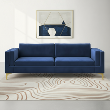 Load image into Gallery viewer, Adorn Homez Maisie 3 Seater Sofa in Premium Suede Velvet Fabric
