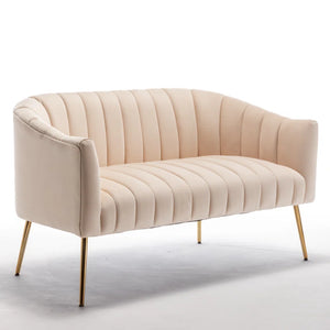 Adorn Homez Noble Compact Sofa 2+1 in Premium Velvet Fabric