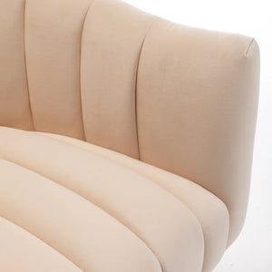 Adorn Homez Noble Compact Sofa 2+1 in Premium Velvet Fabric