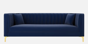 Adorn Homez Jack  3 Seater Sofa in Premium Velvet Fabric