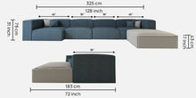 Load image into Gallery viewer, Adorn Homez Lorenzo Premium Sofa in Velvet Fabric
