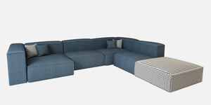 Adorn Homez Lorenzo Premium Sofa in Velvet Fabric