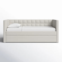 Load image into Gallery viewer, Adorn Homez Elora Trundle Upholstered Daybed Without Storage in Fabric
