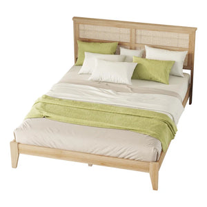Adorn Homez Jacklin Queen Size Solid Wood Without Storage