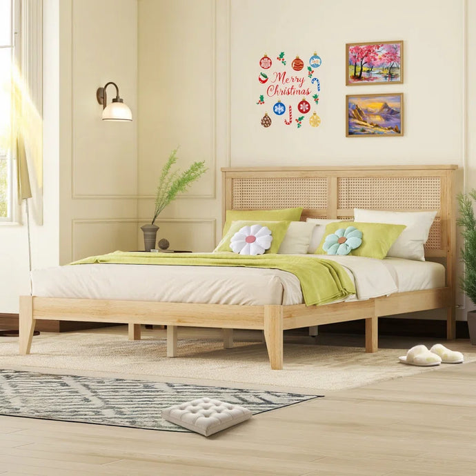 Adorn Homez Jacklin Queen Size Solid Wood Without Storage