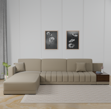 Load image into Gallery viewer, Adorn Homez Elite Sectional Sofa in Premium Velvet Fabric
