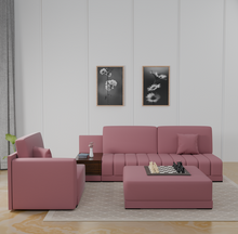 Load image into Gallery viewer, Adorn Homez Elite Sectional Sofa in Premium Velvet Fabric
