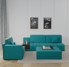 Load image into Gallery viewer, Adorn Homez Elite Sectional Sofa in Premium Velvet Fabric
