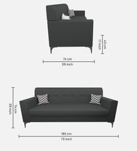 Load image into Gallery viewer, Adorn Homez Solitaire Sofa 3 Seater in Fabric
