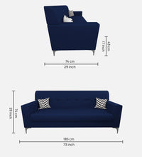 Load image into Gallery viewer, Adorn Homez Solitaire Sofa 3 Seater in Fabric
