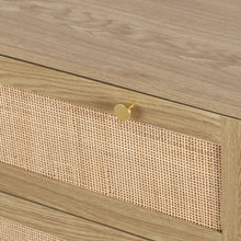 Load image into Gallery viewer, Adorn Homez Adolph Chest of Drawers with Rattan/Cane Mesh
