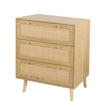 Load image into Gallery viewer, Adorn Homez Adolph Chest of Drawers with Rattan/Cane Mesh

