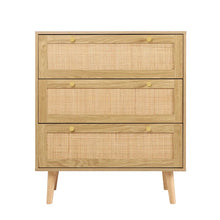 Load image into Gallery viewer, Adorn Homez Adolph Chest of Drawers with Rattan/Cane Mesh
