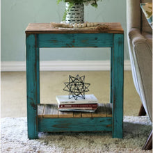Load image into Gallery viewer, Adorn Homez Stella wooden side table with Rustic Finish
