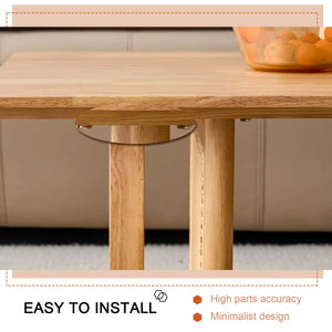 Adorn Home Solid Wood Libra Center Table