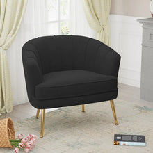 Load image into Gallery viewer, Adorn Homez Emma Accent chair in Velvet  Fabric
