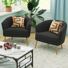 Load image into Gallery viewer, Adorn Homez Emma Accent chair in Velvet  Fabric
