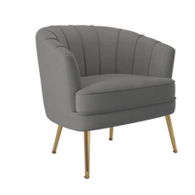 Load image into Gallery viewer, Adorn Homez Emma Accent chair in Velvet  Fabric
