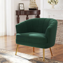 Load image into Gallery viewer, Adorn Homez Emma Accent chair in Velvet  Fabric
