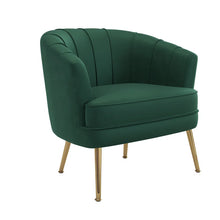 Load image into Gallery viewer, Adorn Homez Emma Accent chair in Velvet  Fabric
