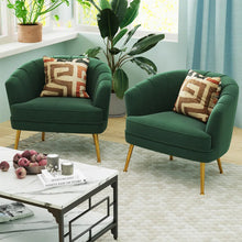 Load image into Gallery viewer, Adorn Homez Emma Accent chair in Velvet  Fabric
