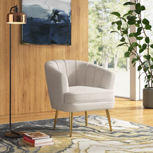 Load image into Gallery viewer, Adorn Homez Emma Accent chair in Velvet  Fabric
