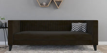 Load image into Gallery viewer, Adorn Homez Alejandro 3 Seater Sofa in Premium Velvet Fabric
