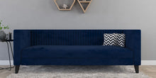 Load image into Gallery viewer, Adorn Homez Alejandro 3 Seater Sofa in Premium Velvet Fabric
