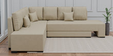 Load image into Gallery viewer, Adorn Homez Imperial L Shape Sofa Cum Bed LHS - Fabric - With Cushions
