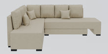 Load image into Gallery viewer, Adorn Homez Imperial L Shape Sofa Cum Bed LHS - Fabric - With Cushions
