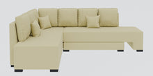 Load image into Gallery viewer, Adorn Homez Imperial L Shape Sofa Cum Bed LHS - Velvet  - With Cushions
