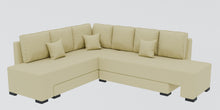 Load image into Gallery viewer, Adorn Homez Imperial L Shape Sofa Cum Bed LHS - Velvet  - With Cushions
