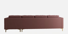 Load image into Gallery viewer, Adorn Homez Dona Sectional Sofa in Premium Velvet Fabric
