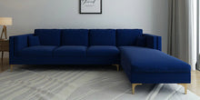 Load image into Gallery viewer, Adorn Homez Dona Sectional Sofa in Premium Velvet Fabric
