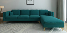 Load image into Gallery viewer, Adorn Homez Dona Sectional Sofa in Premium Velvet Fabric
