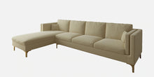Load image into Gallery viewer, Adorn Homez Dona Sectional Sofa in Premium Velvet Fabric
