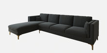Load image into Gallery viewer, Adorn Homez Dona Sectional Sofa in Premium Velvet Fabric
