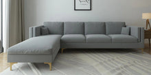 Load image into Gallery viewer, Adorn Homez Dona Sectional Sofa in Premium Velvet Fabric
