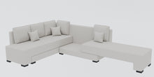 Load image into Gallery viewer, Adorn Homez Imperial L Shape Sofa Cum Bed LHS - Velvet  - With Cushions
