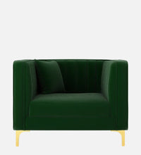 Load image into Gallery viewer, Adorn Homez Jack 1 Seater Sofa in Premium Velvet Fabric
