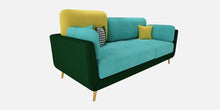Load image into Gallery viewer, Adorn Homez Montez 3 Seater Sofa in Premium Leatheretter &amp; Velvet Fabric
